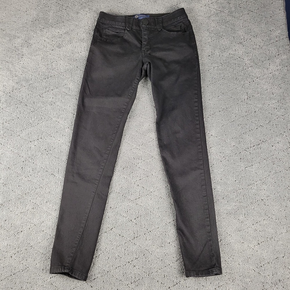 Democracy Jeans Womens 4 Black Jegging Ab Solution Elastic Waist Slimming
